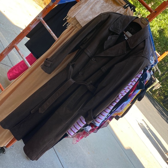 Pelle Pelle Other - Leather trench coat mens size L